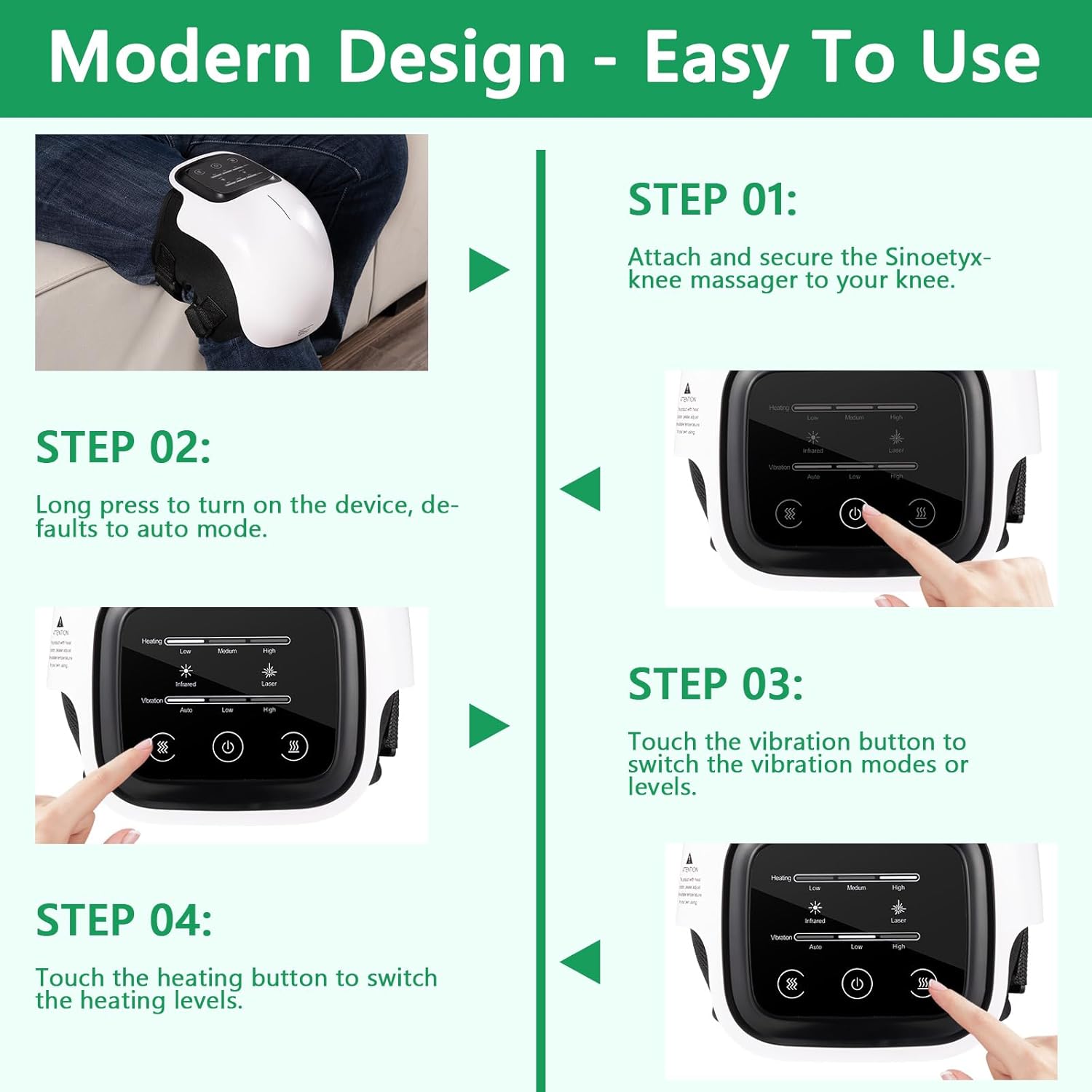 Heated Knee Relief Massager™